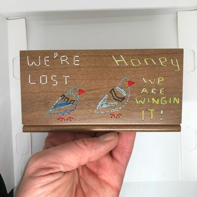 Wingin it 3 x 6 inch