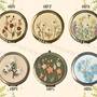 Wildflower Floral Hand-Embroidered Pocket Mirror | Compact Mirror | Portable Mirror | Bridesmaid Gift | Bridal Shower Gift | Birthday Gift-1
