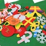 Kids Felt Christmas Tree for toddlers, with 33 decorative objects to hang. Christmas decoration for the children's room.DIY  Felt tree.-4