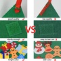 Kids Felt Christmas Tree for toddlers, with 33 decorative objects to hang. Christmas decoration for the children's room.DIY  Felt tree.-3