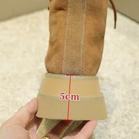 Warm Fleece Platform Snow Boots - Thumbnail 2