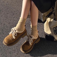 Vintage Fleece Warm Loafers - Thumbnail 4