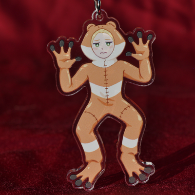 "froggy marcille" acrylic charm