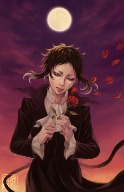 "Blooming in Moonlight" poster