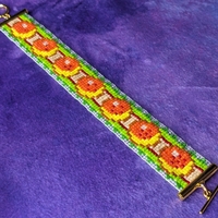 Pixel Bracelet - Orange Wishing Balls - Thumbnail 2