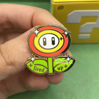 Fired Up Flower - Enamel Pin - Thumbnail 1