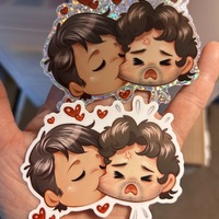 Hannigram Cheek Bite 3" decal - Thumbnail 2