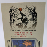 The Legend of Sleepy Hollow - Headless Horseman Custom Stamp Trading Card - Thumbnail 4