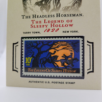 The Legend of Sleepy Hollow - Headless Horseman Custom Stamp Trading Card - Thumbnail 2