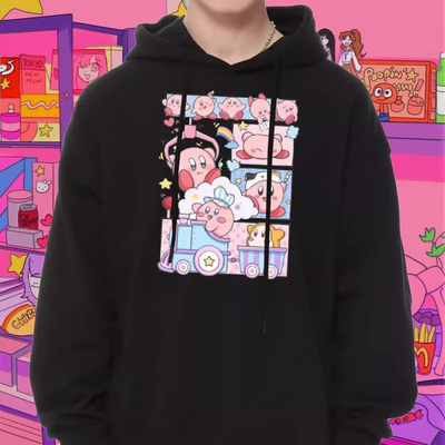 *free shipping*kirby claw machine hoodie