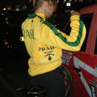 Y2K BRASIL ZIP UP TRACK JACKET - Thumbnail 7