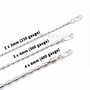 Rice Bead Bracelets: St. Silver Charleston Rice Beads Oval 4 X 5mm Beads 400Ga On Chain With Lobster-Claw Clasp Anti-Tarnish Coating & Gift Boxed-4