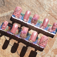 BARBIE PINK💗💕 NON-TOXIC NAIL POLISH PRESS-ONS By Nubian Collection Artwear 👑  - Thumbnail 2
