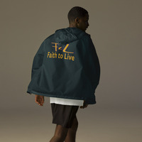 Faith to Live-FtL Unisex Lightweight Zip Up Windbreaker - Thumbnail 16