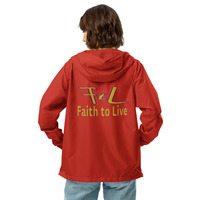 Faith to Live-FtL Unisex Lightweight Zip Up Windbreaker - Thumbnail 17