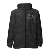 Faith to Live-FtL Unisex Lightweight Zip Up Windbreaker - Thumbnail 14