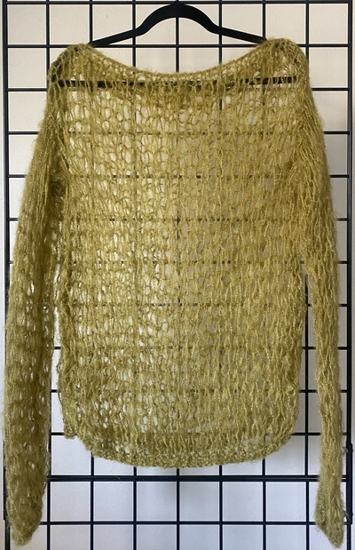 FAUX MOHAIR SWEATER (MEDIUM) VEGAN