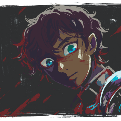 "piercing gaze" mini print