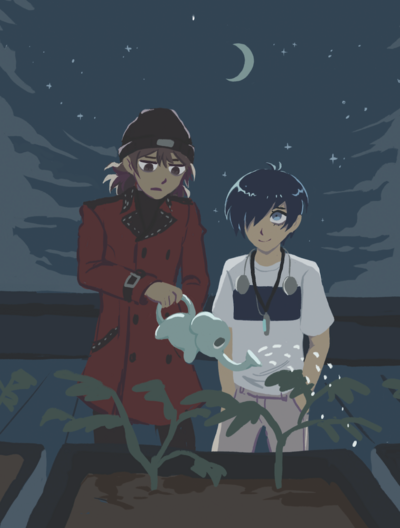 "Rooftop Gardening" mini print