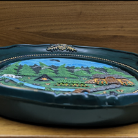 Cottage in the Woods polymer clay sculpture witch fairy fantasy - Thumbnail 2