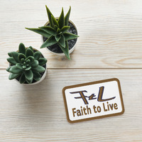 Faith to Live-FtL Rectangular Embroidered Patches - Thumbnail 1