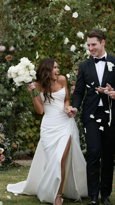 Copy of Elegant Sweetheart Lace Appliques Wedding Dress Bridal Gown