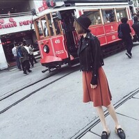 Black Faux Leather Jacket - Thumbnail 4