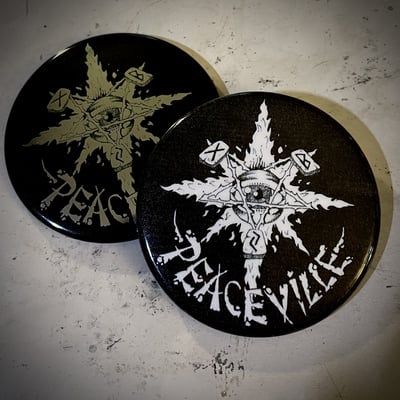 Peaceville pin badge