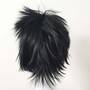 Men Black Short Layer Hair Long Bangs Cosplay Anime Wig Free Cap-3