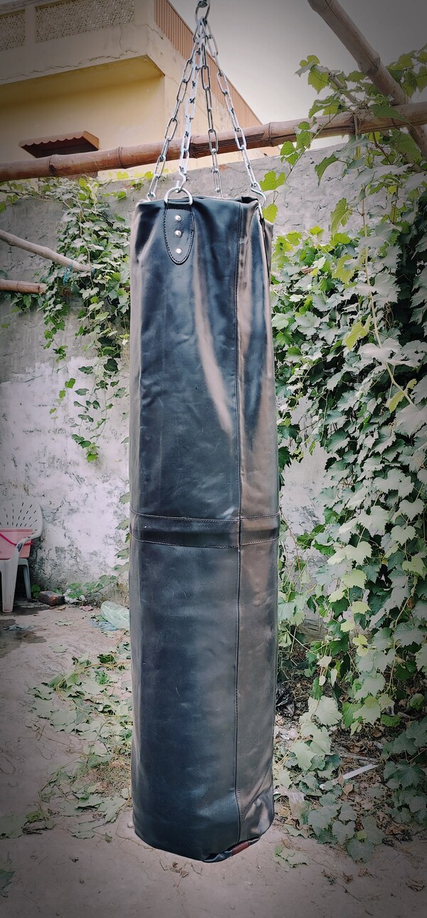Professional Vintage Leather Punching Bag | Handmade Leather Punching Bag, Boxing Bag, Gym Training Punch Bag