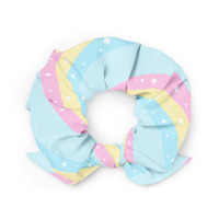 Teatime Fantasy Blue Rainbow Scrunchie - Thumbnail 1