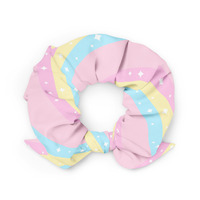 Teatime Fantasy Pink Rainbow Scrunchie - Thumbnail 1