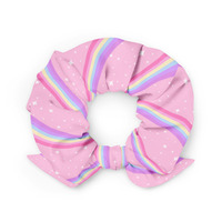 Kawaii Sparkle Cake Rainbow Beam Scrunchie - Thumbnail 1