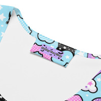 Rainbow Spooky Bats Blue Crop Top - Thumbnail 21