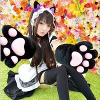 Black Cat Paws Cosplay - Thumbnail 2