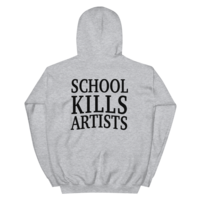 Free Shipping-SCHOOL KILLS ARTISTS HOODIE - Thumbnail 4