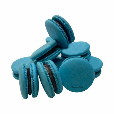 Macaron Bites Blueberry Gift Box - 12 Count - Thumbnail 1