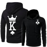 KING QUEEN Couples Hoodie  - Thumbnail 4