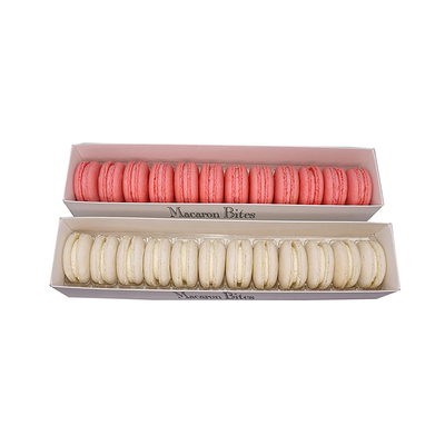Macaron Bites Strawberry and Vanilla Macarons, 24 Count - Thumbnail 3