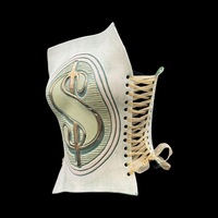 Money 3 piece wearable ceramic corset with 23k Gold detail by: Nicole Moan  - Thumbnail 1