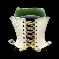 Money 3 piece wearable ceramic corset with 23k Gold detail by: Nicole Moan  - Thumbnail 4