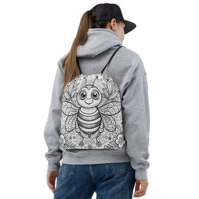 Mr. buzz boy drawstring bag