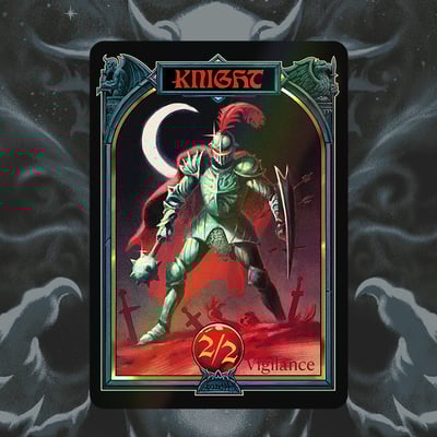 Knight - token card
