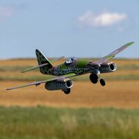 E-flite EFLU31050 UMX ME 262 30mm EDF Twin Jet BNF Basic RC Airplane W/AX3X & Safe  - Thumbnail 4