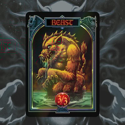 Beast - token card