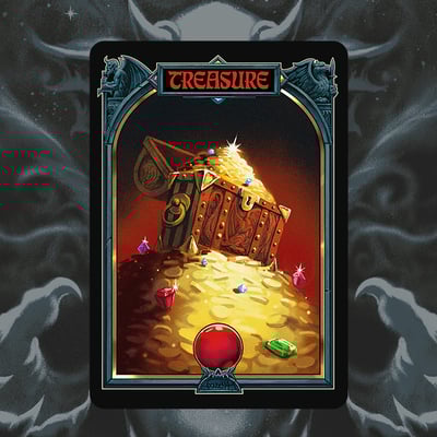 Treasure - token card