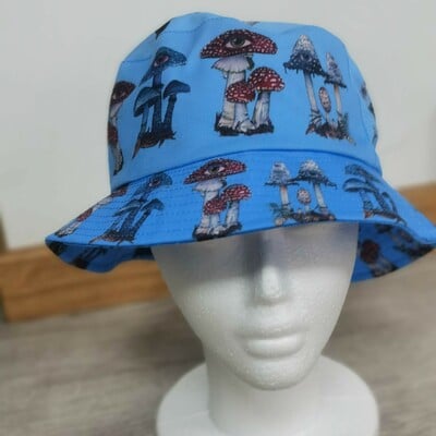"mushroom" reversible bucket hat - Thumbnail 1