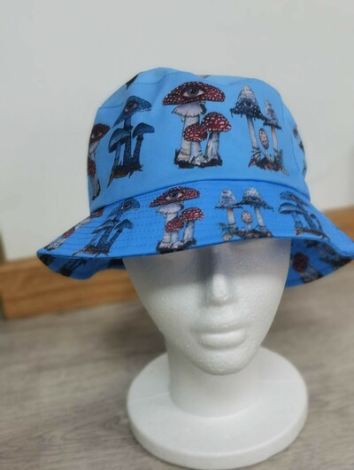 "Mushroom" Reversible Bucket Hat