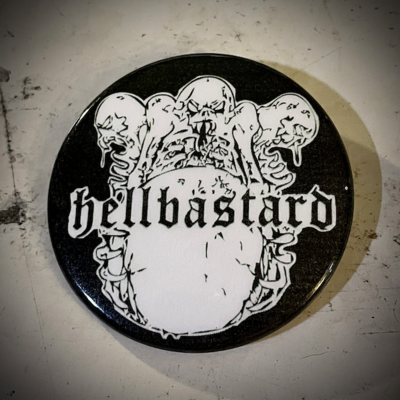 Hellbastard pin badge
