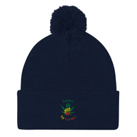 Curvez Pom-Pom Beanie - Thumbnail 1